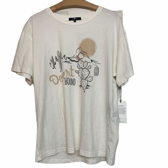 7 For All Mankind Desert Bound Graphic Tee - Picture 1 of 2